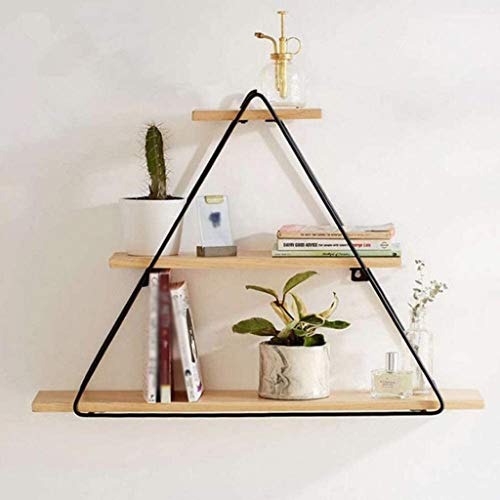 QUUL Solid Wood Wall Shelf，Decorative Wall Shelf for Bedroom, Living Room, Bathroom, Kitchen, Office and Size 70 * 22 * 50CM