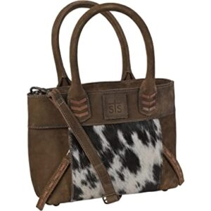 Cowhide Saddle Tramp Satchel