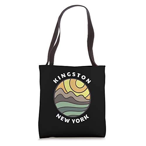 Kingston New York NY Mountain Vacation Souvenir Tote Bag