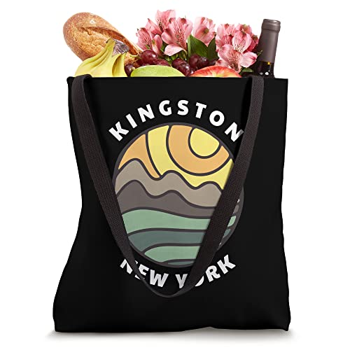 Kingston New York NY Mountain Vacation Souvenir Tote Bag