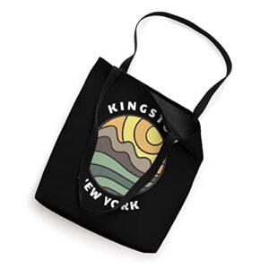 Kingston New York NY Mountain Vacation Souvenir Tote Bag