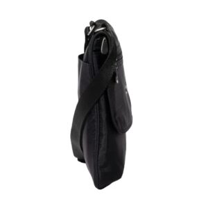 Baggallini Flap 2 It Large Crossbody Bag (Black)