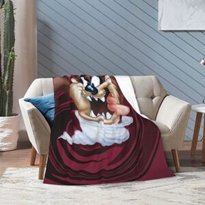 Taz-Mania Blanket Super Soft Throw Blankets for Sofa Bedding Living Kids Adults 80"X60" Inch