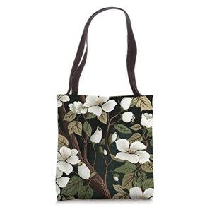 dogwood blossom tote bag