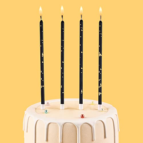 CAKE CODE 24-Count Long Thin Birthday Candles, Cake Candles, Birthday Parties, Wedding Decorations, Party Candles