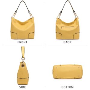 Dasein Hobo Purses Handbags for Women Soft PU Leather Slouchy Shoulder Bags Fashion Top Handle Tote Pocketbook