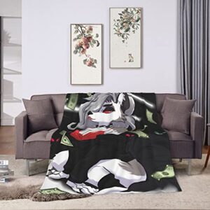 Woodyotime Loo&na Hell&uva Bo-ss Throw Blanket,Flannel Fleece Blankets for Bed Couch Sofa, All Season Warm Cozy Fuzzy Plush Microfiber Blanket 60"X50"