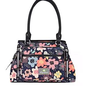 Lily Bloom Maggie Satchel Handbag (Pop Art Posy)