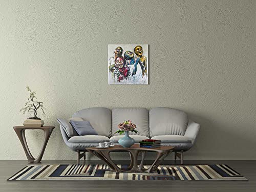 African-American children's canvas wall art posters & prints 4 happy children innocent children bright smiles original heart home decorative art wall canvas art printing art decorative paintings posters can be used for bedroom study living room children's