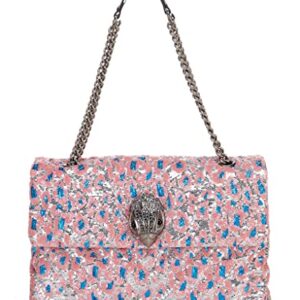 Kurt Geiger Women’s Kensington XXL Sequin Pink Blue Shoulder Crossbody Bag