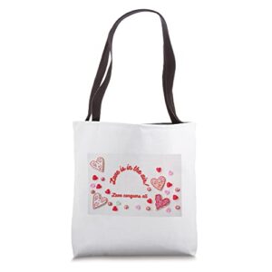 love is in the air! tote bag