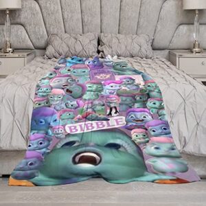 Funny Meme Blanket，Bibble Meme Soft and Comfortable,Ultra-Soft Micro Fleece Blanket,for Bed Or Sofa,All Season Throw Blankets (40x50 Inch，60x50inch)