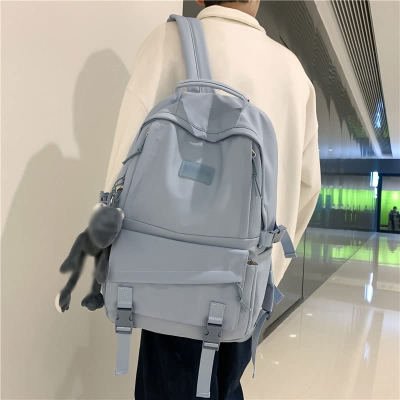 DINGZZ Waterproof Nylon Women Backpack Fashion Large Capacity Traveling Bag School Backpack (Color : E, Size : 31 * 12 * 45CM)