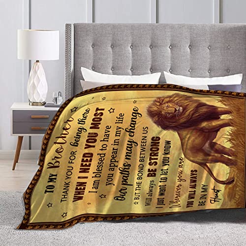 Alieny to My Brother Blanket, Big Brother Gift, Brother Gifts from Sister, Brother Sister Gift, Brother Gifts Ideas for Birthday Christmas Graduation, Gifts for Brother Adult Throw Blanket 60"x50"