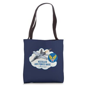 keesler afb air force base mississippi ms veterans tote bag