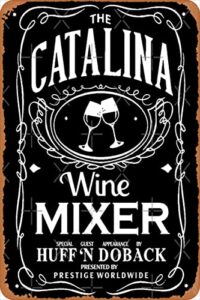 yzixulet the catalina wine mixer – step brothers film photographic print vintage 8″ x 12″ metal tin sign funny man cave decor