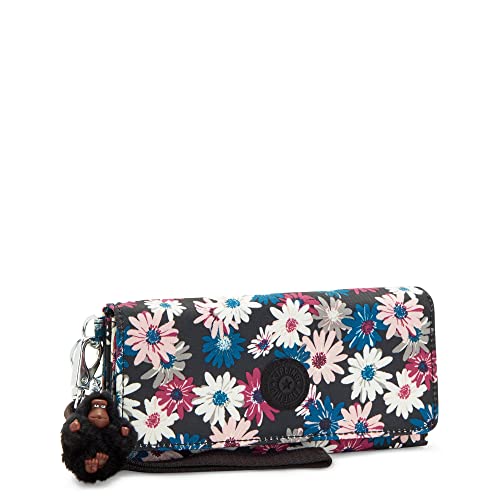 Kipling Rubi Large Printed Wristlet Wallet Blooming Petals