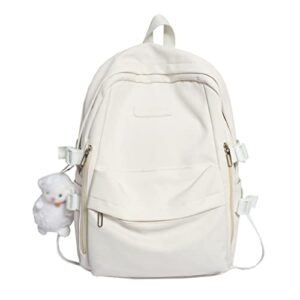 dingzz waterproof nylon women bags school backpack for teenagers girls travel backbag small bookbag (color : e, size : 32 * 13 * 44cm)