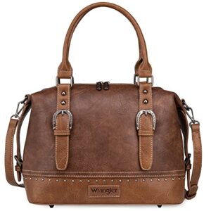 wrangler hobo crossbody bag top handle small satchel purse shoulder handbag with smooth leather for women,b2b-wg48-s5110br