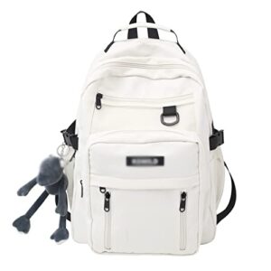 dingzz waterproof nylon women backpack travel bag big book bag school backpack (color : e, size : 30 * 19 * 41cm)