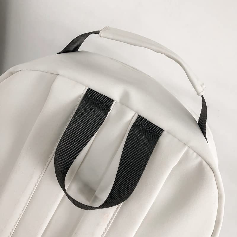 DINGZZ Waterproof Nylon Women Backpack Travel Bag Big Book Bag School Backpack (Color : E, Size : 30 * 19 * 41CM)