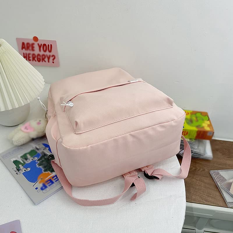 DINGZZ Female Small Fresh Nylon Backpack School Backpack Schoolbag Two Sizes Travel Bags (Color : E, Size : 30 * 10 * 36CM)