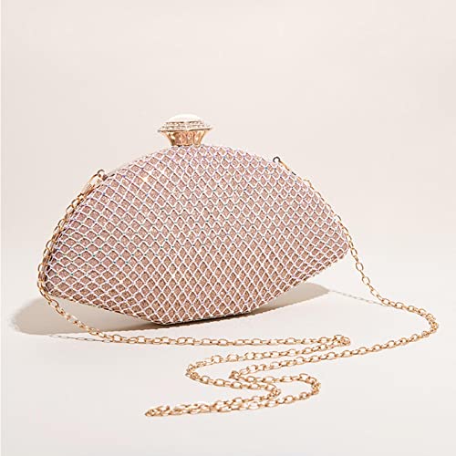 Clutch Bag for Women New Dinner Bag Hand Held Rhinestone Shining Portable Banquet Bag Diamond Encrusted Dress Bag