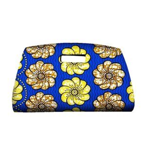 veritablewax womens ankara print clutch multi-colored africa purse african handbag, ankara fabric, african print clutch