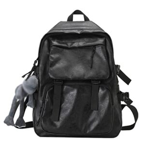 dingzz fashion women’s backpack female leather bag school bags teenage girls men travel backpack (color : d, size : 32 * 12 * 42cm)