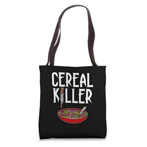 cereal killer – bowl of cereal tote bag