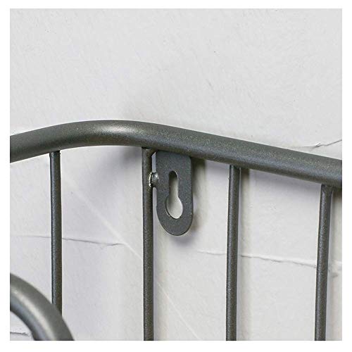 PIBM Stylish Simplicity Shelf Wall Mounted Floating Rack Shelves Iron Art Solid Wood Hook up Living Room Bedroom Bookshelf Multifunction, Black , 80x16x36cm