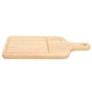 Rectangle Groove Pizza Bread Cheese Cutting Board Tray Handle Baking Home Kitchen Tool wood cutting board