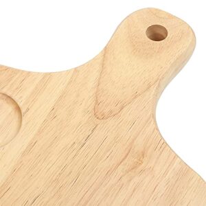 Rectangle Groove Pizza Bread Cheese Cutting Board Tray Handle Baking Home Kitchen Tool wood cutting board