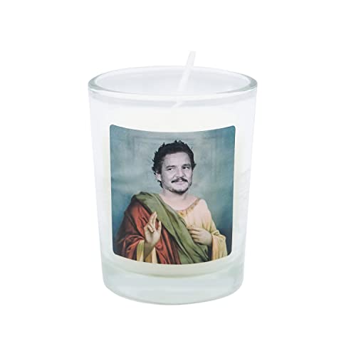 2 Pack Pedro Pascal Celebrity Devotional Prayer Candle Funny Saint Candles Novelty Gift