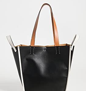 Proenza Schouler White Label Women's XL Mercer Leather Tote, Black, One Size