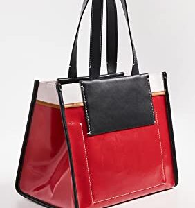 Proenza Schouler White Label Women's Large Morris Tote, Crimson, One Size