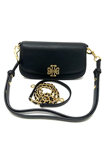 Tory Burch 138772 Britten Convertible Crossbody Bag in Black