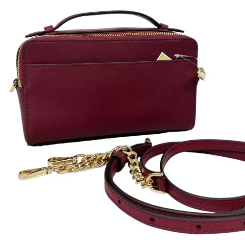 Michael Kors Medium Double Zip Phone Crossbody (Mulberry)