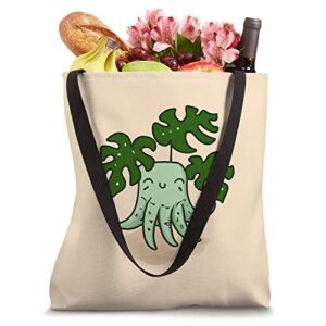 Tentacle Hugs and Monstera Love: Show Your Quirky Style Tote Bag