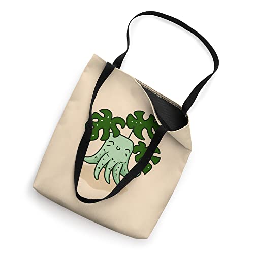 Tentacle Hugs and Monstera Love: Show Your Quirky Style Tote Bag