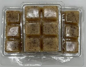 arabica coffee soy wax melts – maximum scented 2.3 oz cube bars (3 pack)