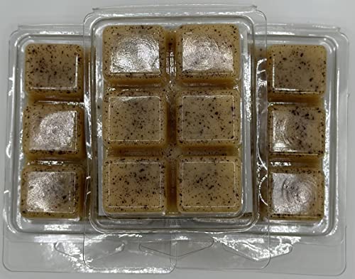 Arabica Coffee Soy Wax Melts - Maximum Scented 2.3 OZ Cube Bars (3 Pack)