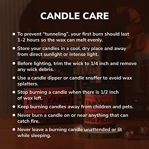 TIMEYARD Wood Sugar Maple Scented Candle, Mild Fall Woody Candle Gift for Women in Bedroom, Hug in Modern Jar Candle, Soft and Soothe Woody Scented Soy Candles with 1 Cotton Wick, 45H Burn Time, 7oz