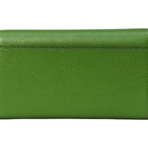 Kate Spade Roulette Pebble Leather Wallet On A Chain Crossbody, Bitter Greens