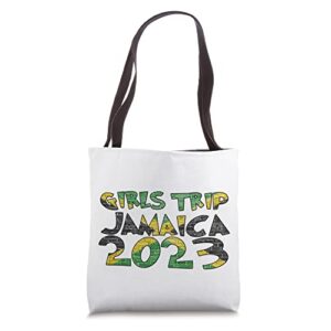 jamaica girls trip 2023 vacation jamaican holiday trip tote bag