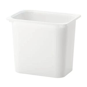 i-k-e-a trofast storage box container reusable plastic toy bin basket kids children stackable white 16 ½x11 ¾x14 ¼ “