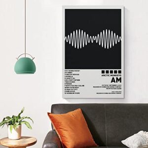 XINYA Arctic Poster Monkeys Am Poster Album Cover Posters for Room Aesthetic Canvas Wall Art Bedroom Decor 12x18inch(30x45cm)