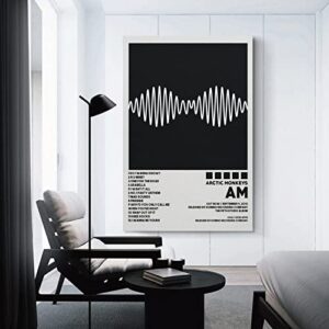 XINYA Arctic Poster Monkeys Am Poster Album Cover Posters for Room Aesthetic Canvas Wall Art Bedroom Decor 12x18inch(30x45cm)