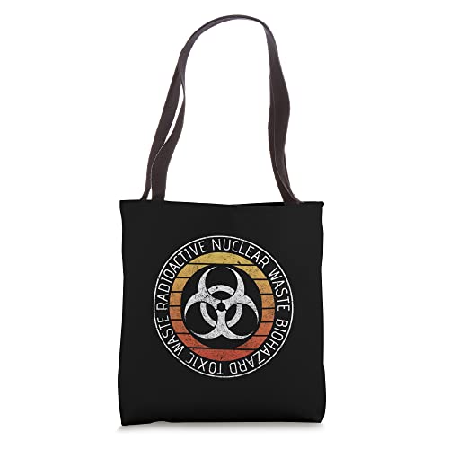 BIOHAZARD Symbol TOXIC WASTE RADIOACTIVE NUCLEAR WASTE Tote Bag