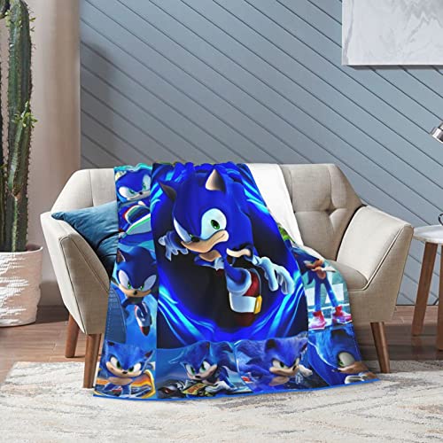 Catoon Throws Blanket Ultra Soft Flannel Throw Blankets for Bedding Couch Sofa All Seasons (SO2, 50"x40")